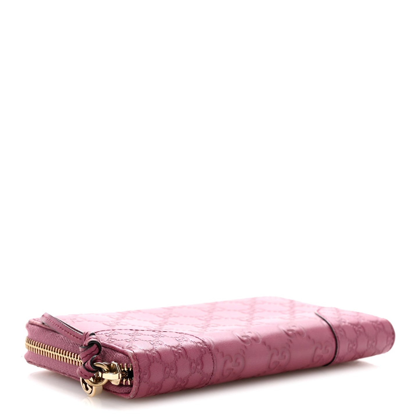 Guccissima Signature Microguccissima Bree Zip Around Wallet Purple