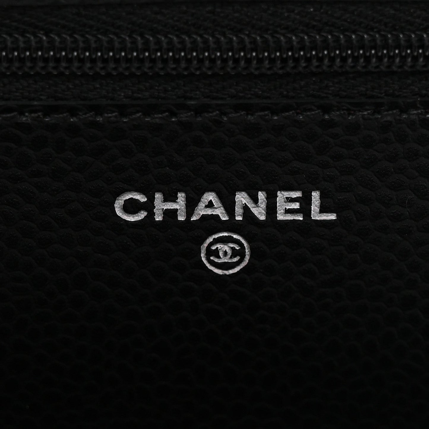 Caviar Quilted CC Turnlock Wallet On Chain WOC Black