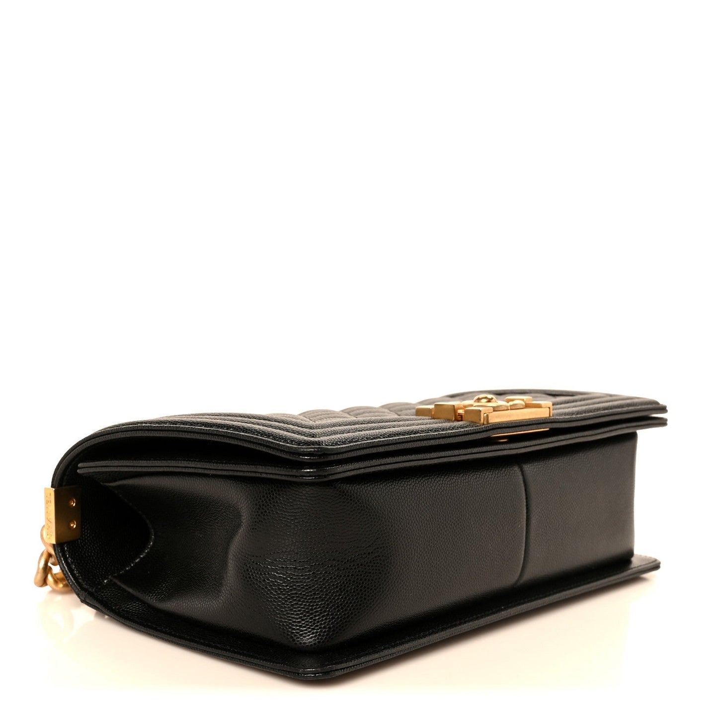 Caviar Quilted Medium Boy Flap Black