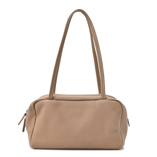 Grained Calfskin Astra Bag Dark Taupe