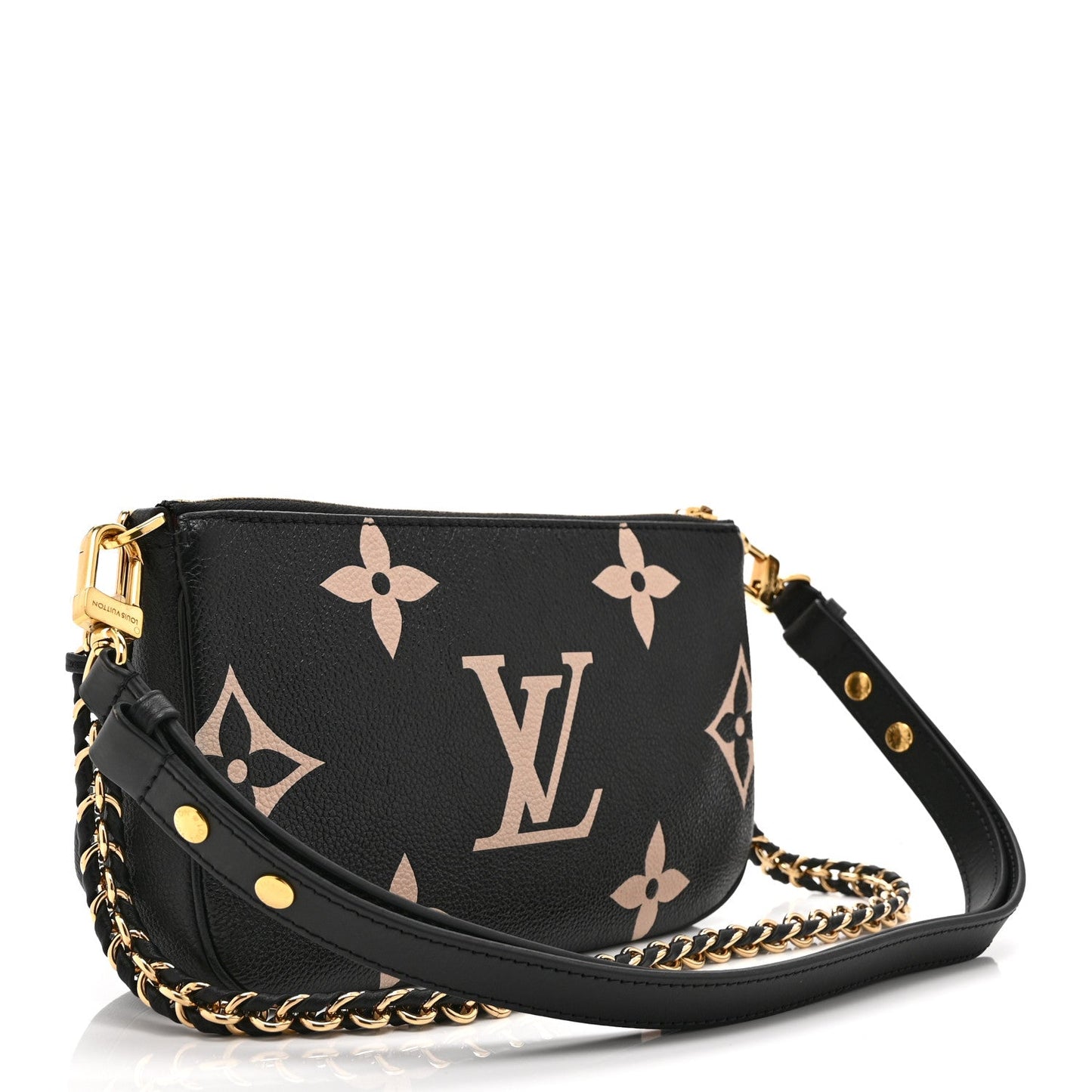 Empreinte Monogram Giant Multi Pochette Accessories Black Beige