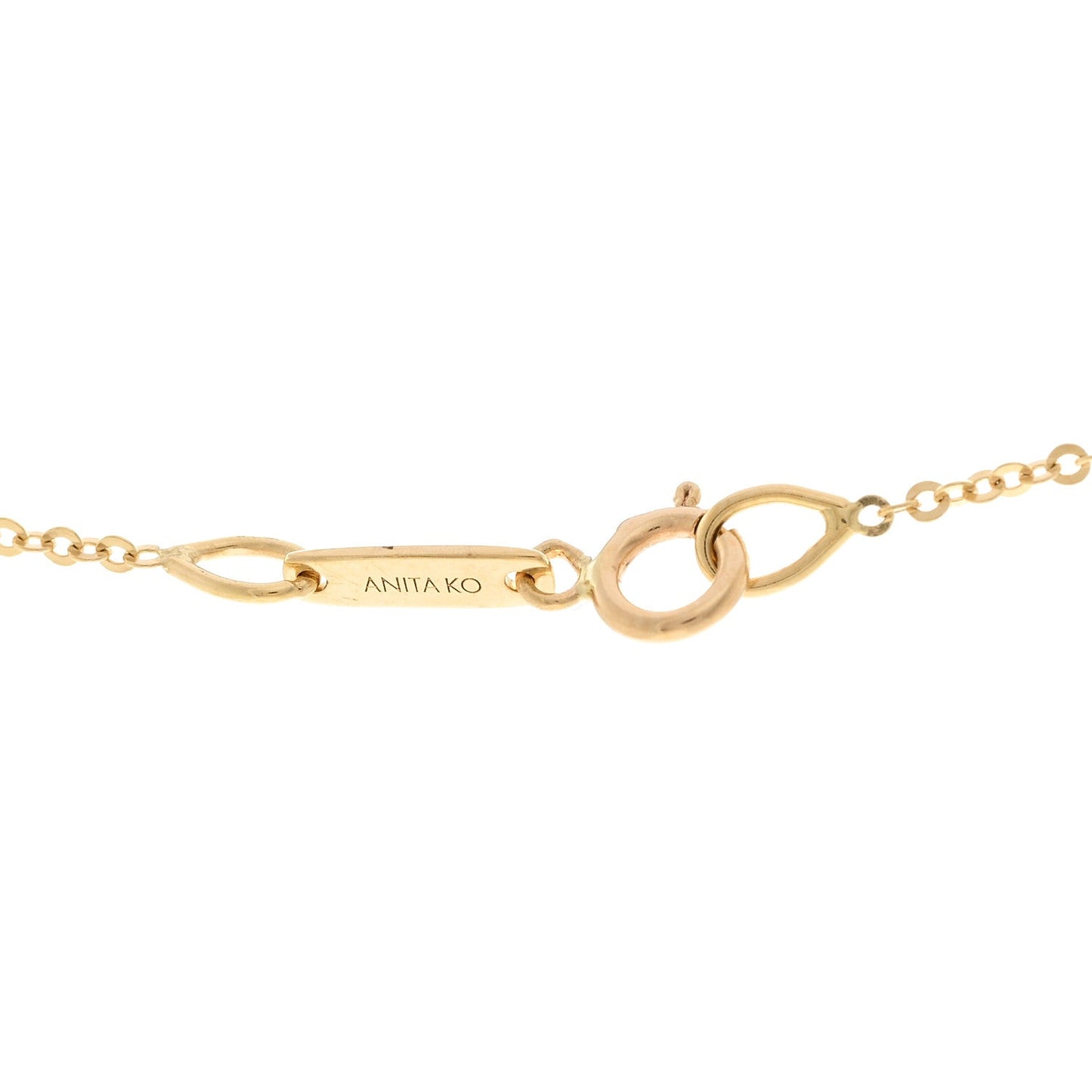 18K Yellow Gold Emerald Heart Necklace