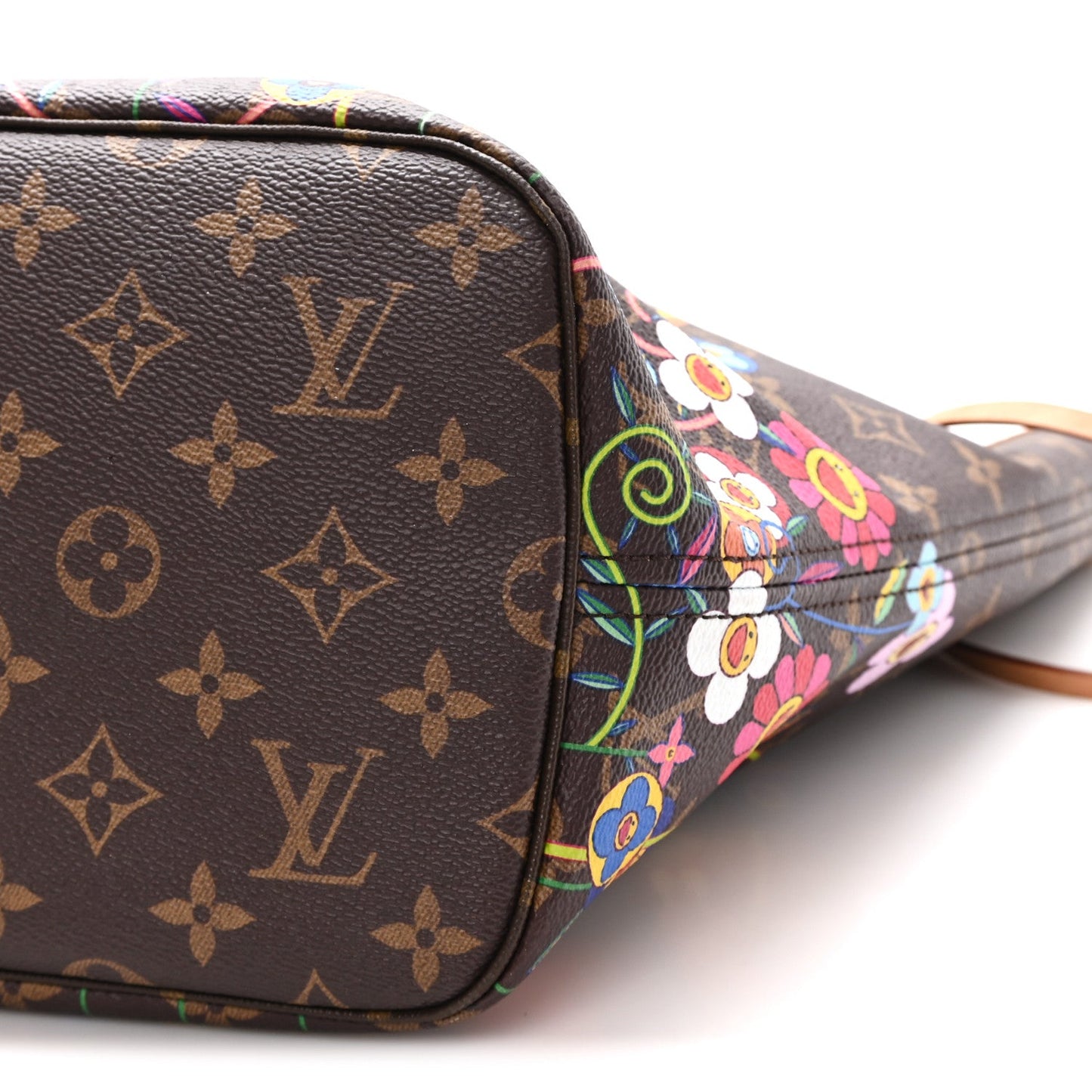 LV X TM Monogram Flowers Neverfull MM