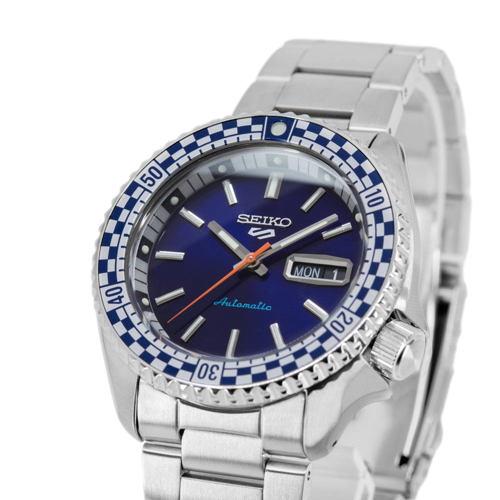Seiko SRPK65K1 5 Sports Checker Flag Auto