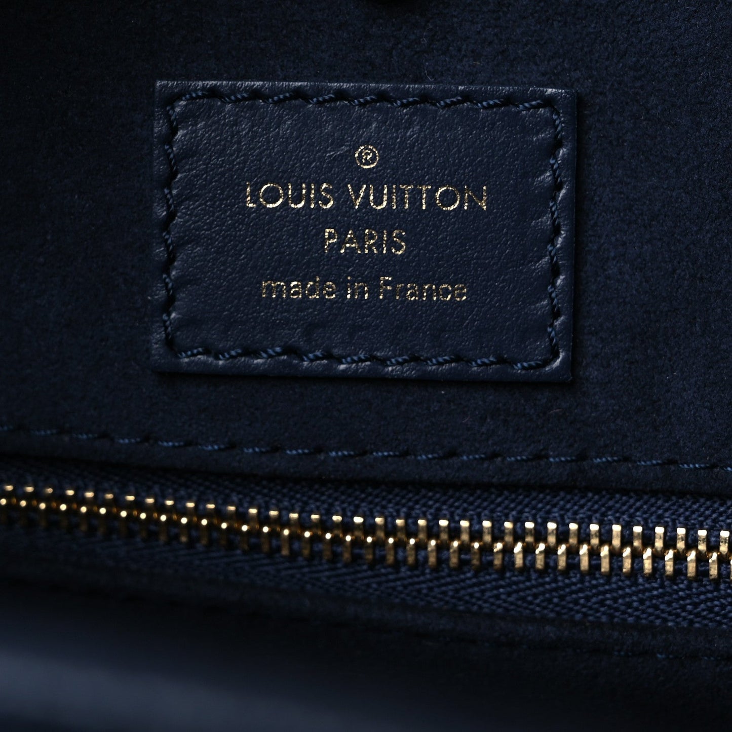 Empreinte Monogram Giant Onthego MM Navy Creme