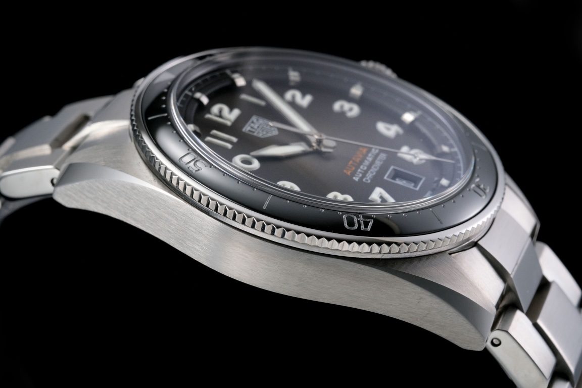 Tag Heuer Autavia Automatic Grey Dial Silver Steel Strap Watch for Men - WBE5114.EB0173