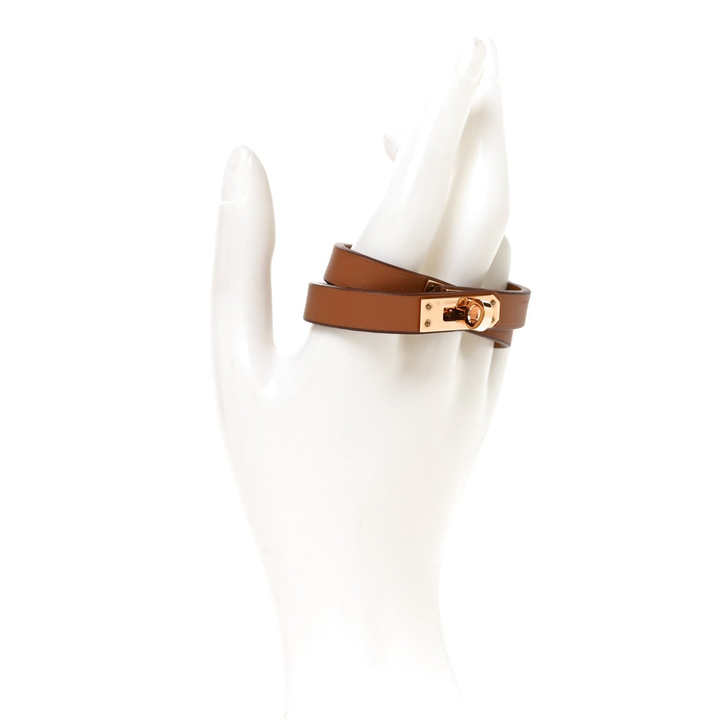 Swift Mini Kelly Double Tour Bracelet T3 Gold