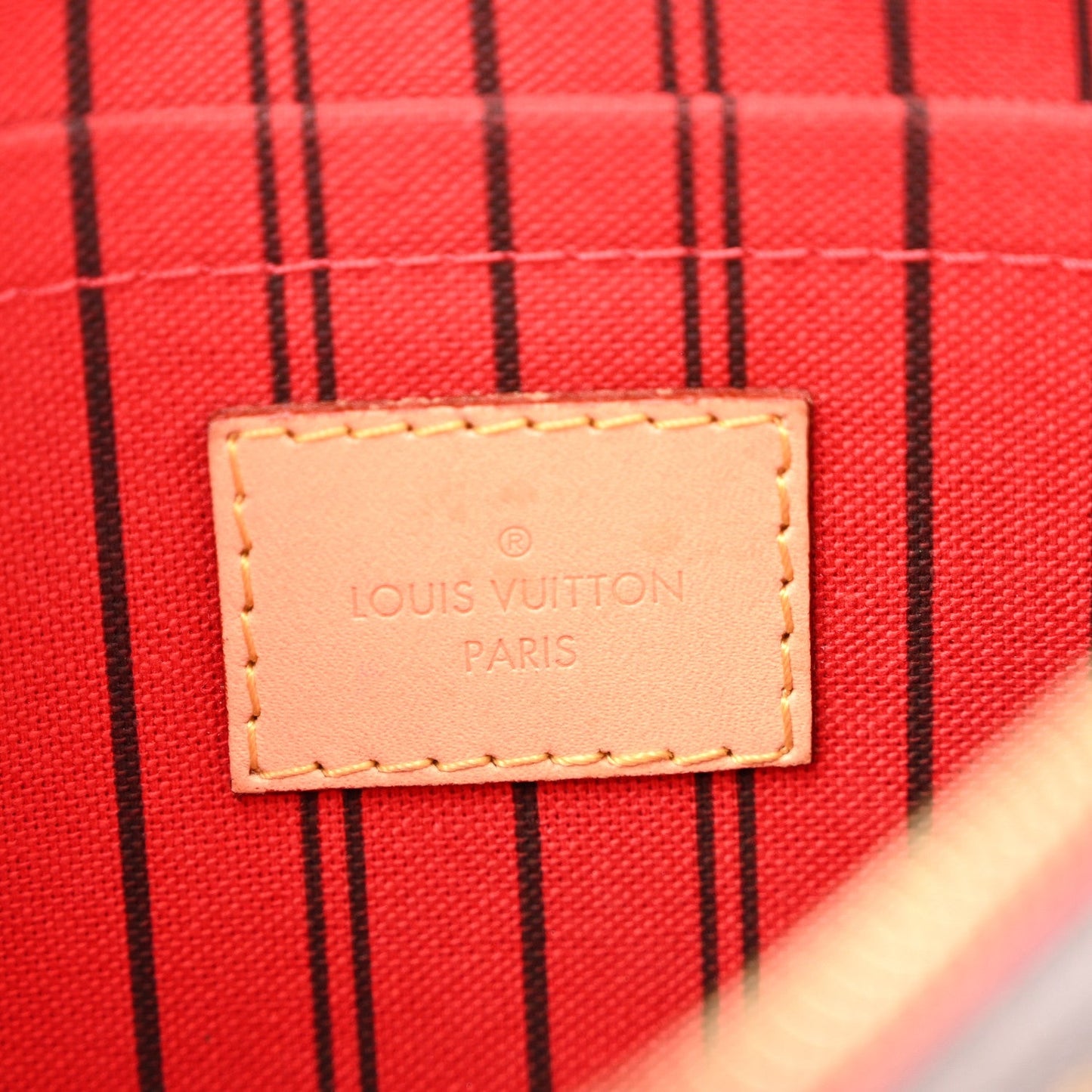 Monogram Neverfull MM GM Pochette Cherry