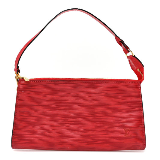 Epi Pochette Accessories 24 Castillan Red