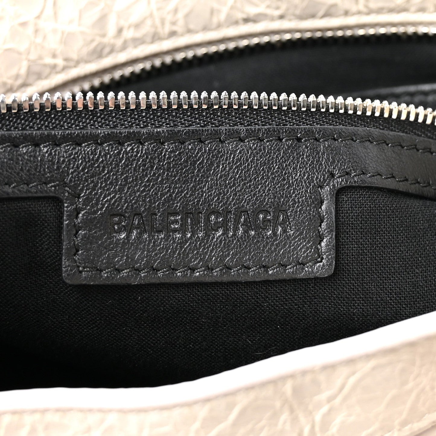 Agneau Arena Neo Cagole Medium Handbag White