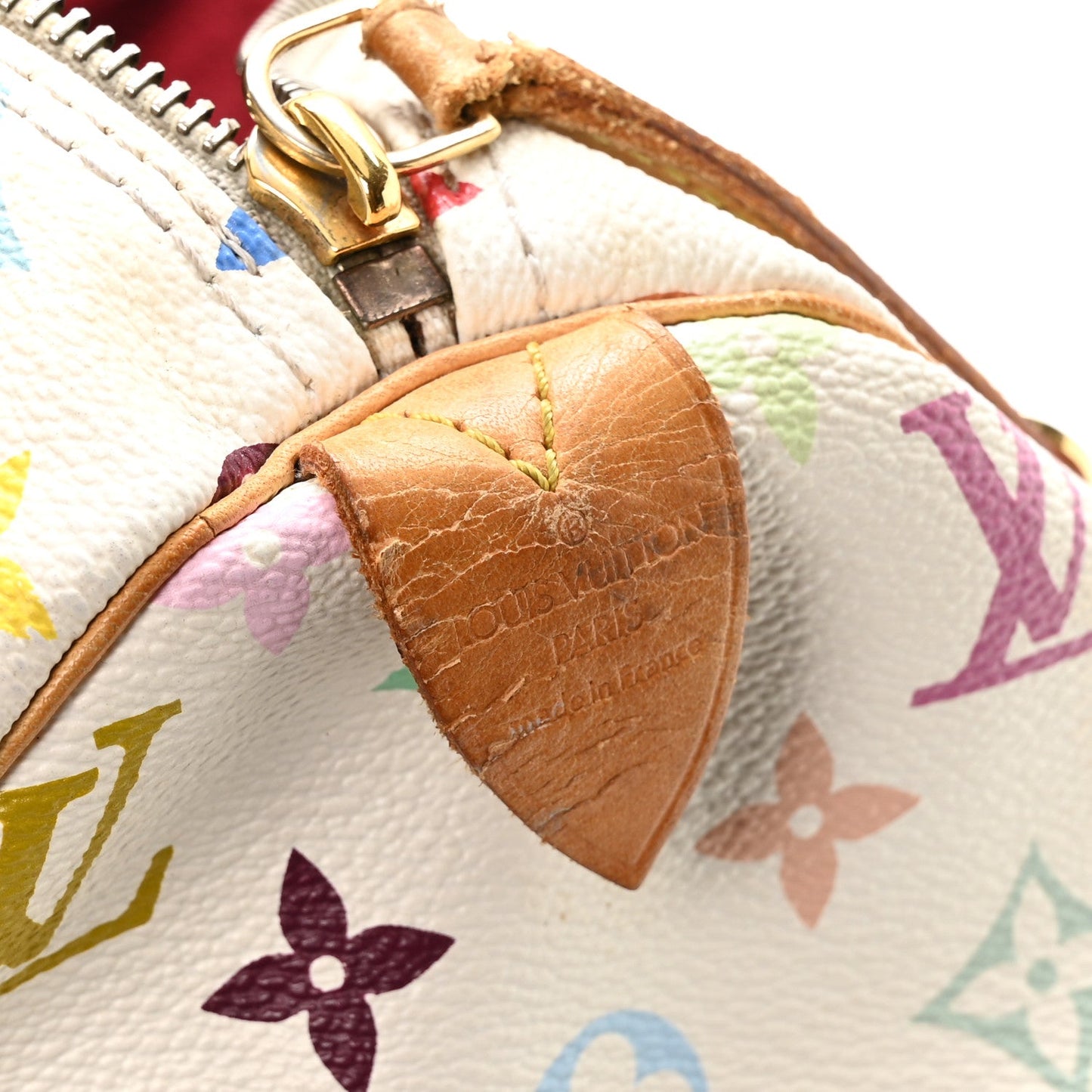 Monogram Multicolor Speedy 30 White