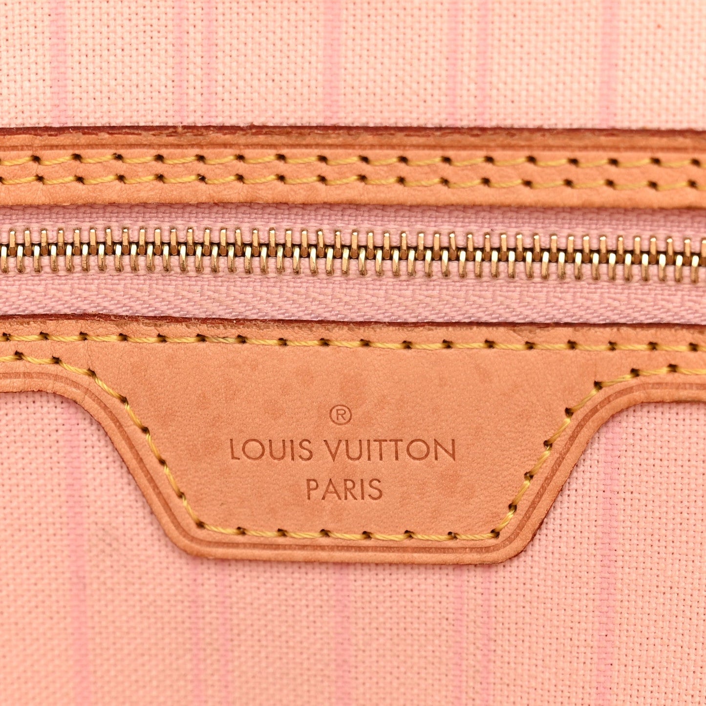 Damier Azur Neo Neverfull MM Rose Ballerine