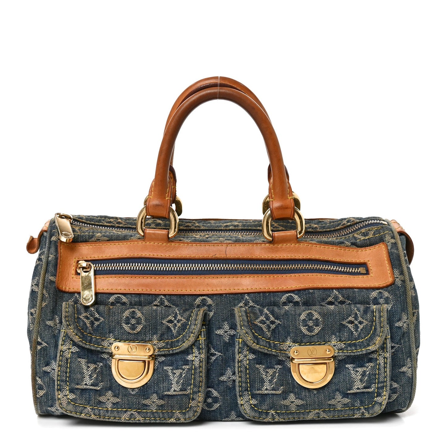 Monogram Denim Neo Speedy Blue