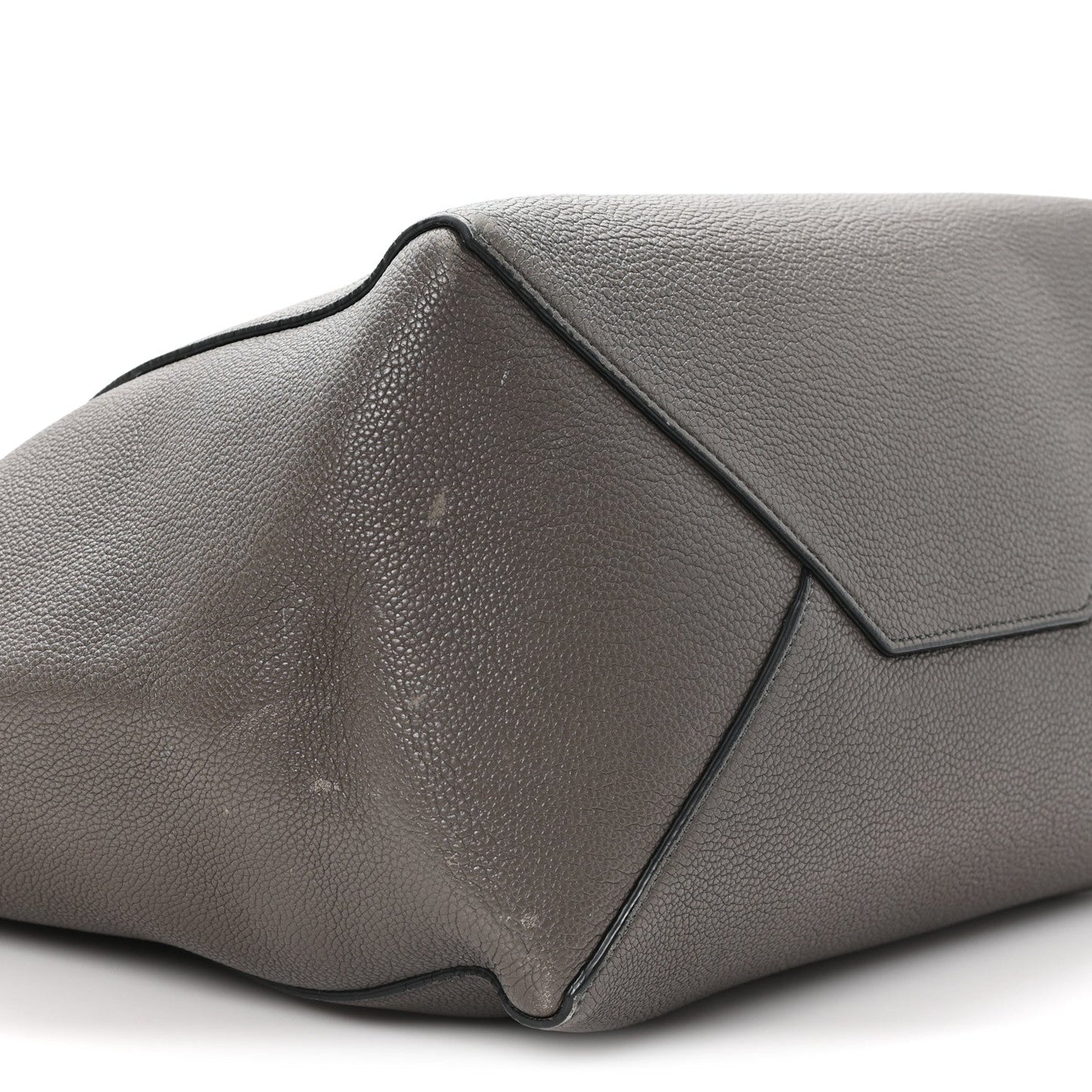 Soft Grained Calfskin Small Belt Cabas Phantom Taupe