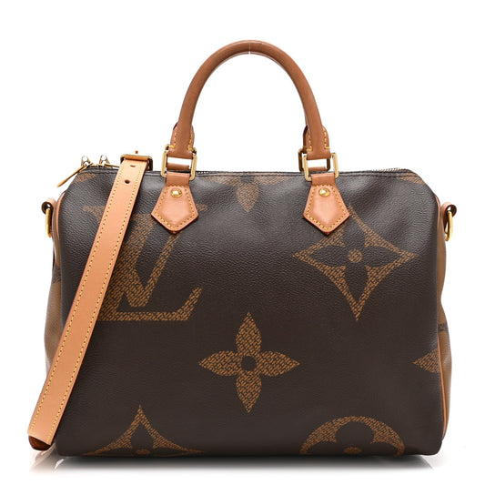 Reverse Monogram Giant Speedy Bandouliere 30