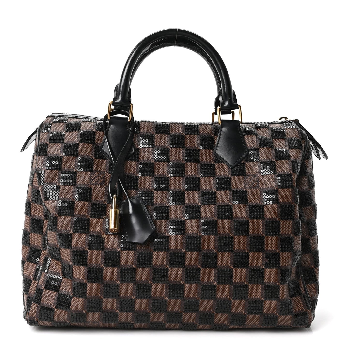 Damier Paillettes Speedy 30 Black