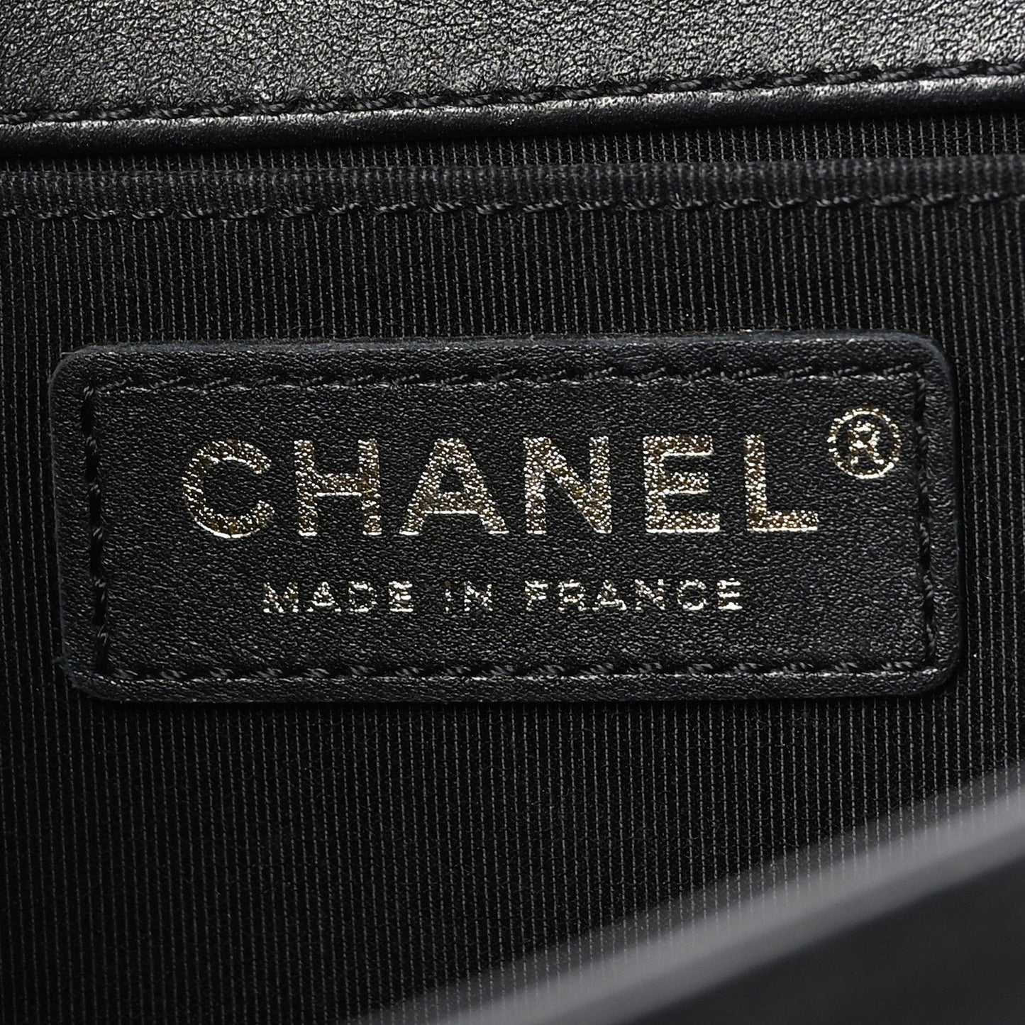 Lambskin Quilted Medium Boy Flap Black