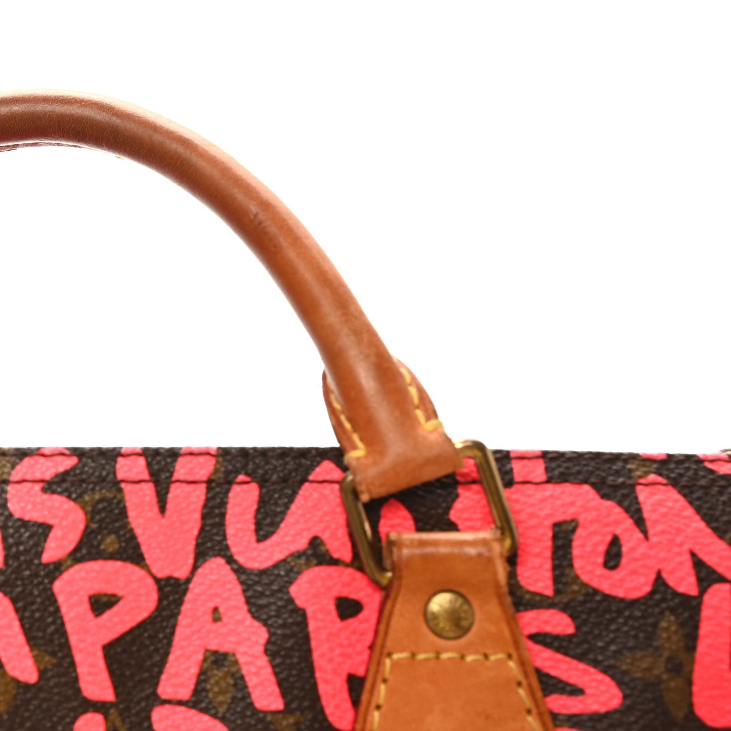 Monogram Graffiti Speedy 30 Fuchsia