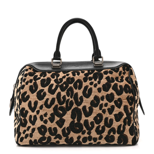 Jacquard Velvet Leopard Print Stephen Sprouse Speedy