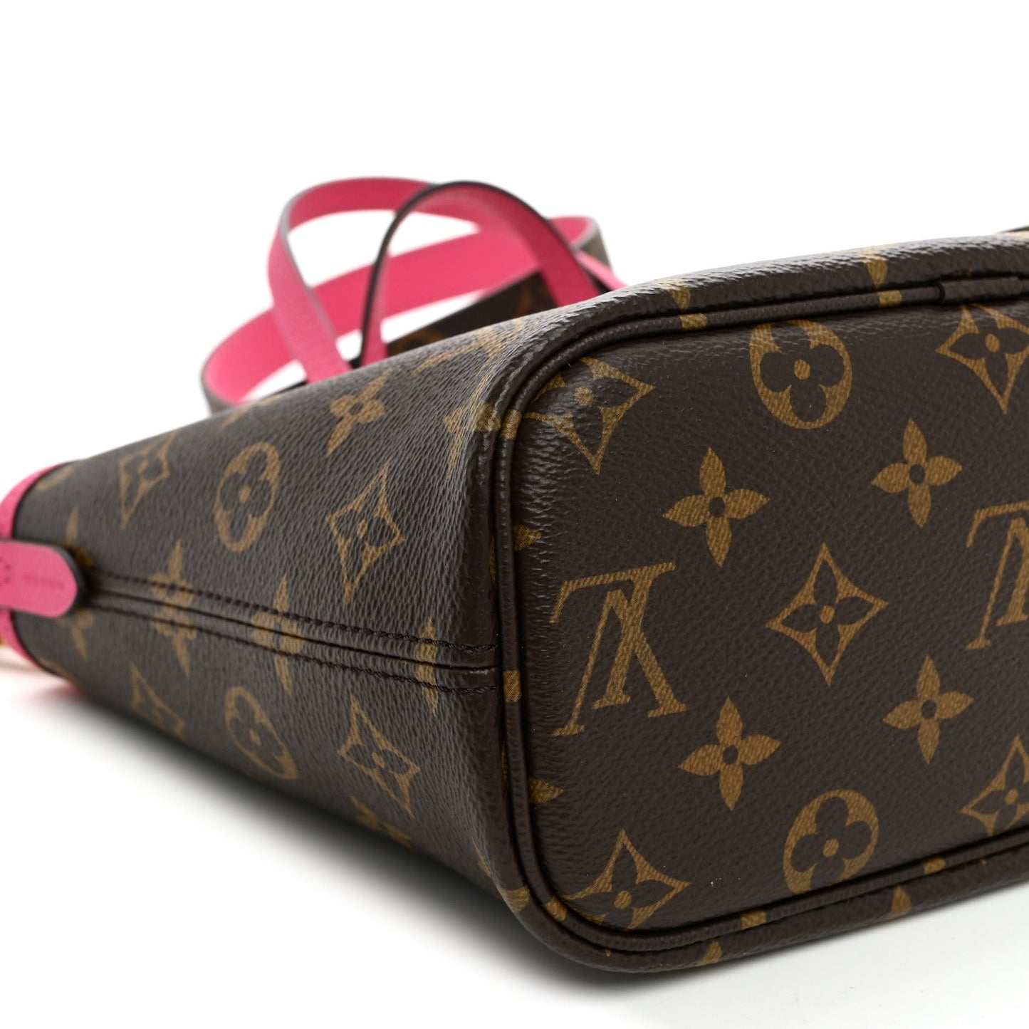Monogram Neverfull Inside Out Bandouliere BB Rose Pondichery