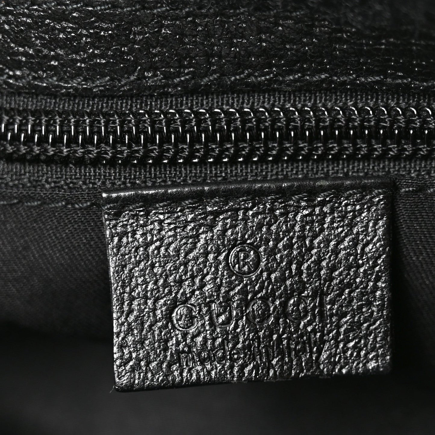 GG Monogram Messenger Crossbody Bag Black