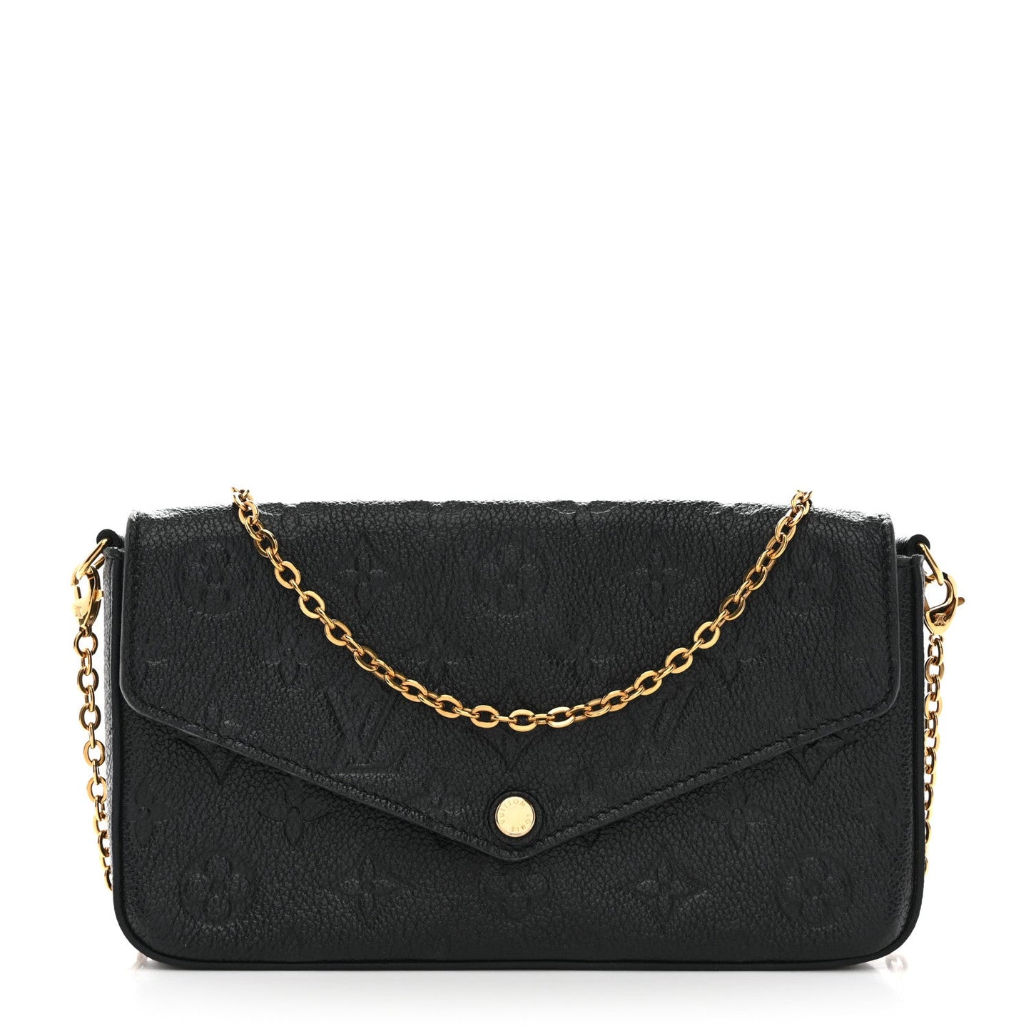 Empreinte Pochette Felicie Chain Wallet Black