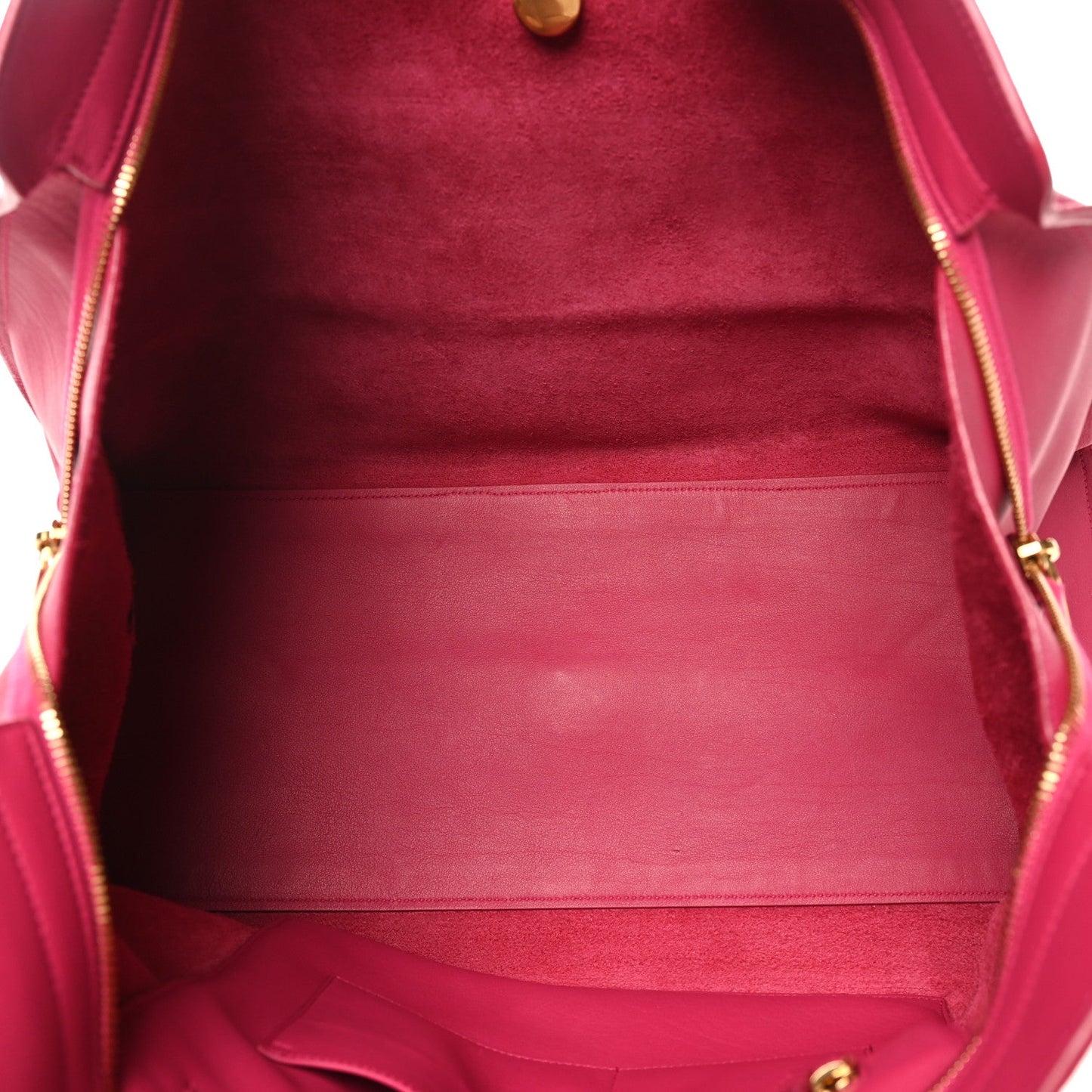 Calfskin Large Classic Y Cabas Fuchsia