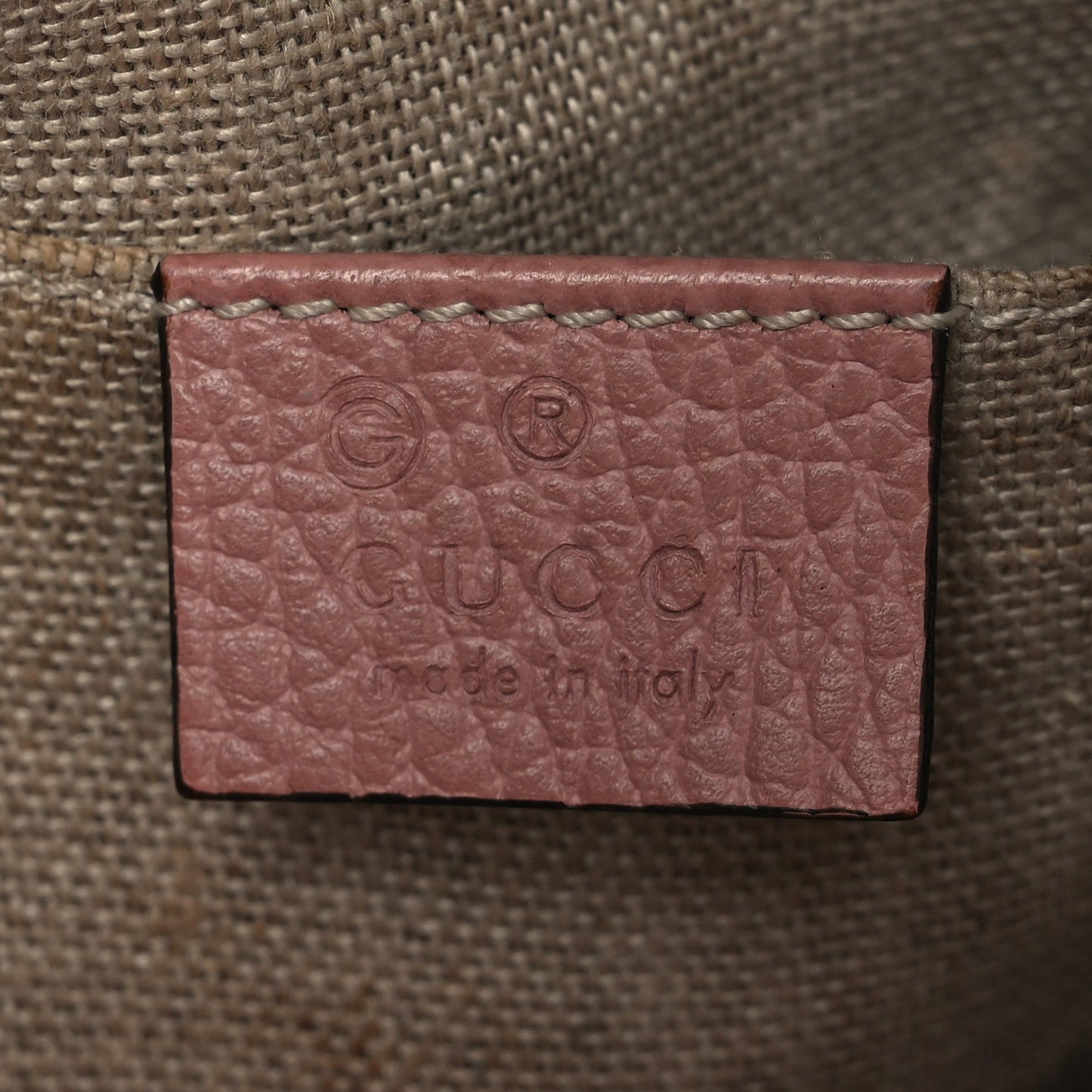 Monogram Mini Bree Messenger Bag Beige Soft Pink