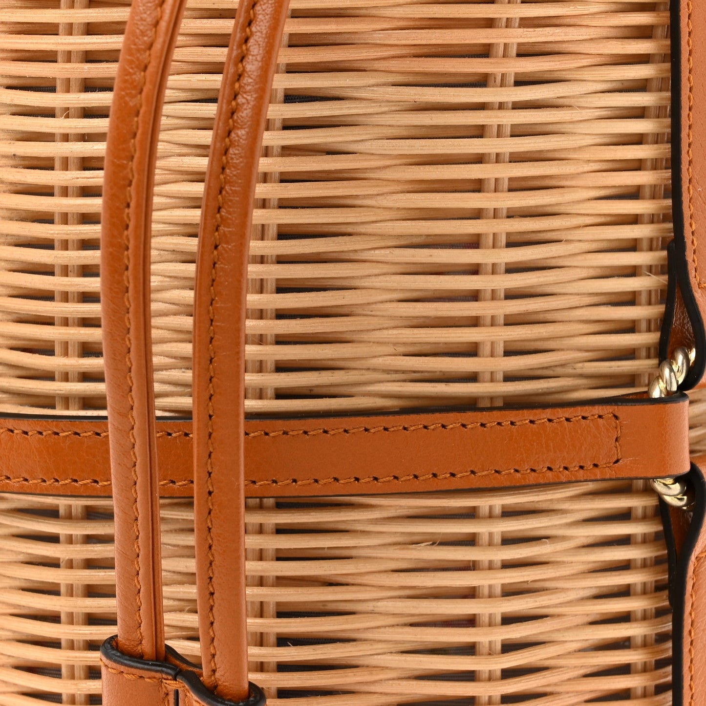 Wicker Bucket Bag Natural