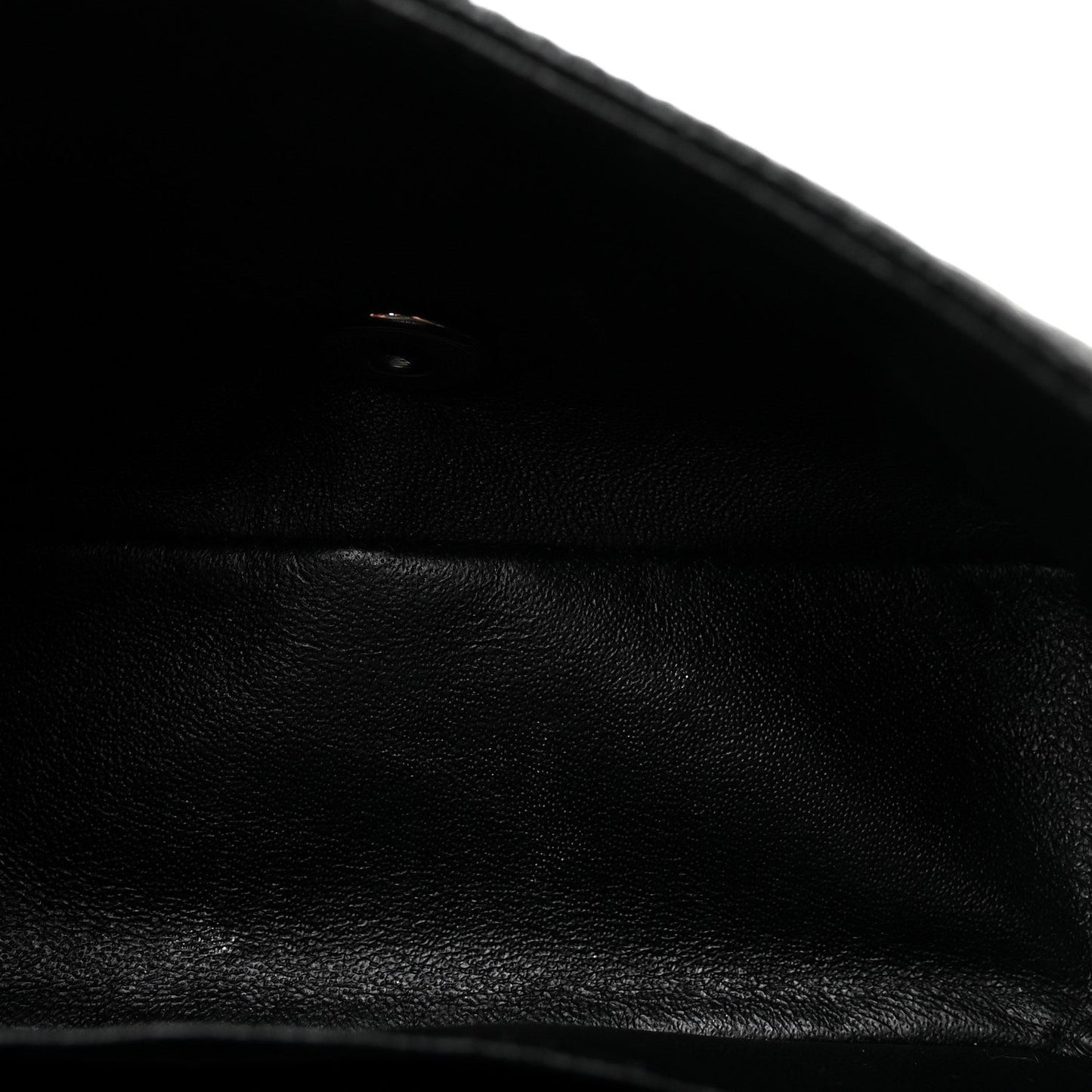 Caviar Quilted Mini Square Flap Black