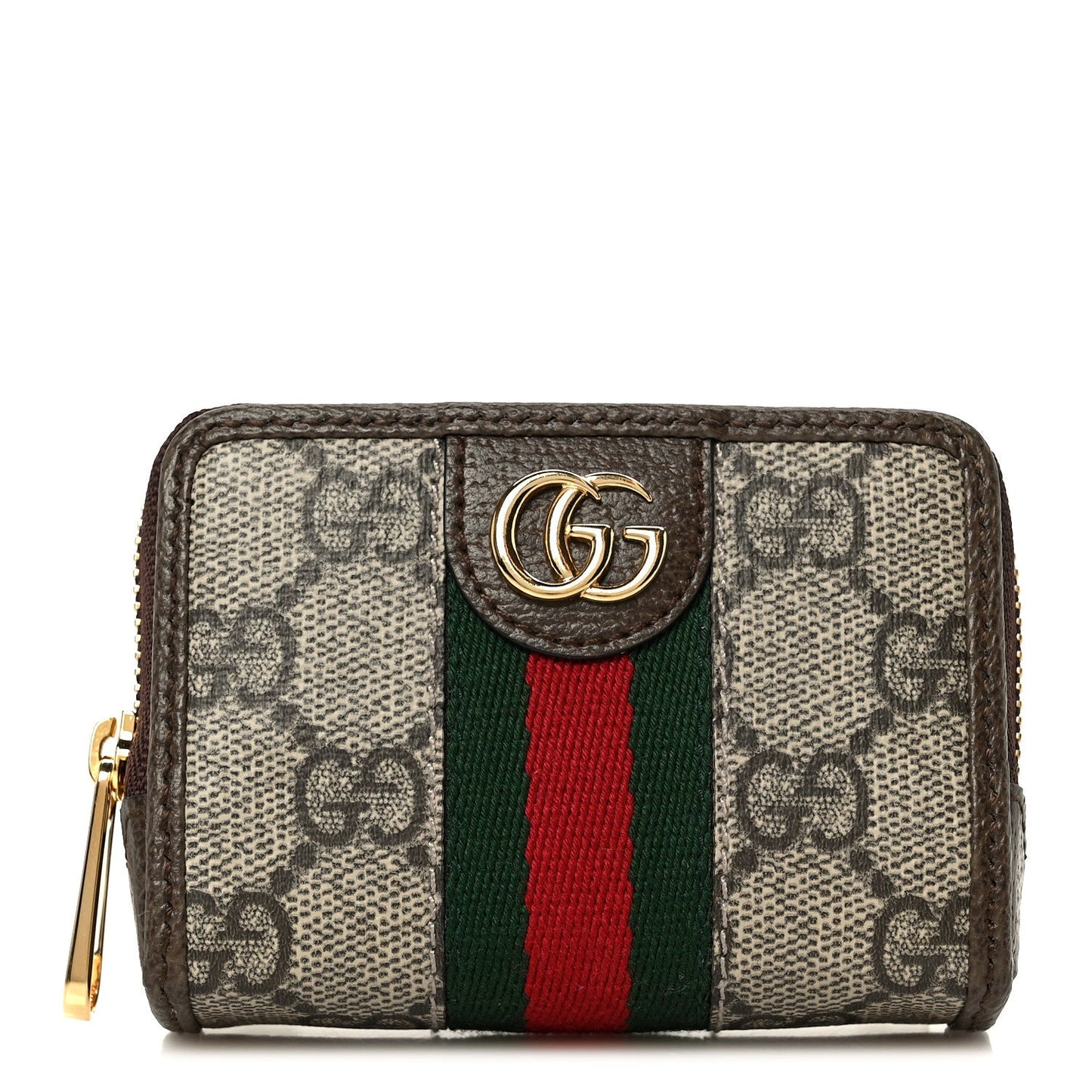 GG Supreme Monogram Web Ophidia Playing Card Case Beige New Acero