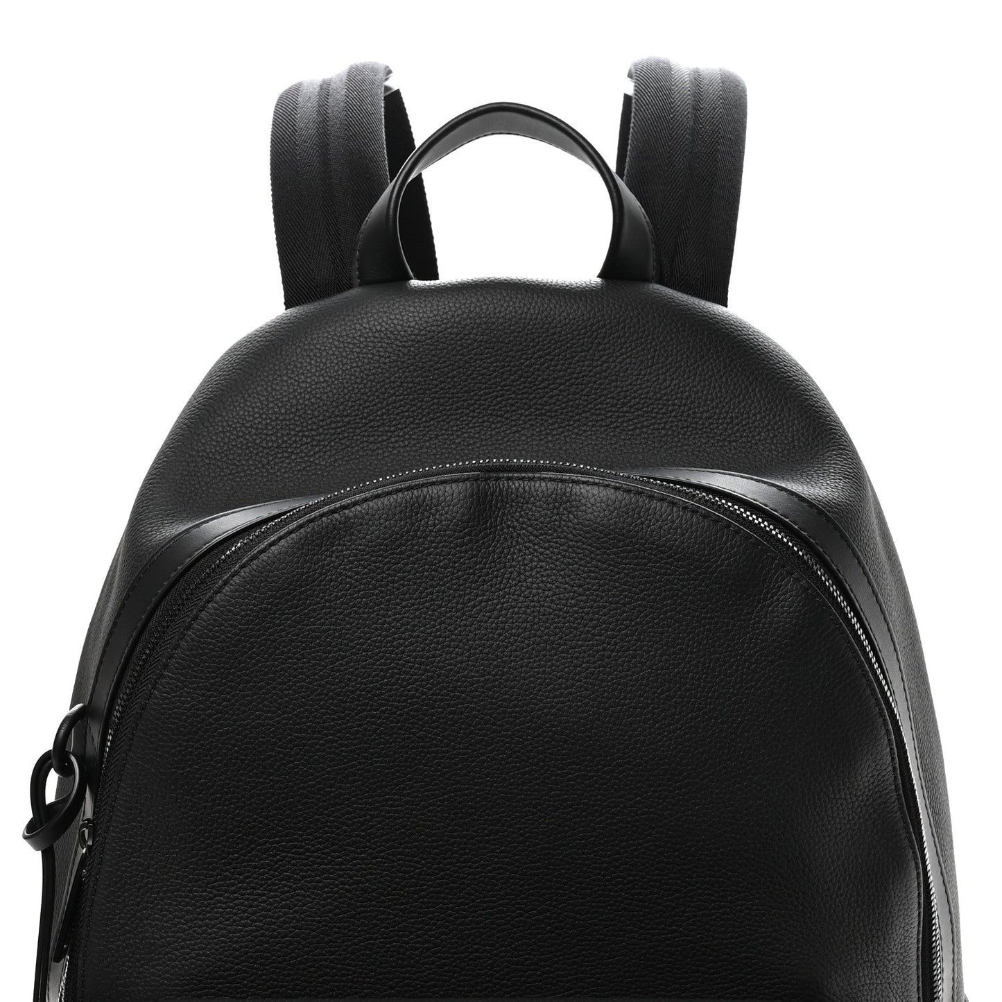 Grained Calfskin Aerogram Takeoff Backpack Black