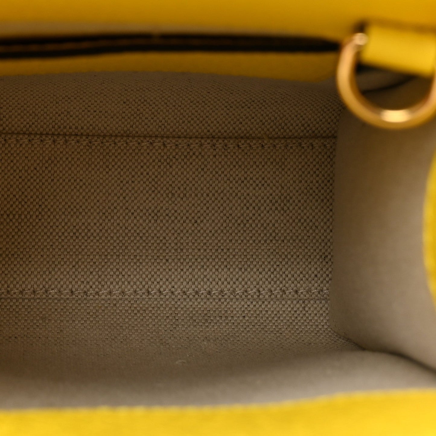 GG Supreme Monogram Textured Dollar Calfskin Heart Interlocking G Mini Vertical Tote Beige Ebony Harness Brown Yellow