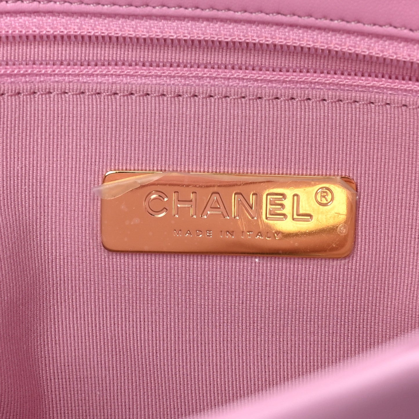 Lambskin Quilted Medium Chanel 19 Flap Lilac