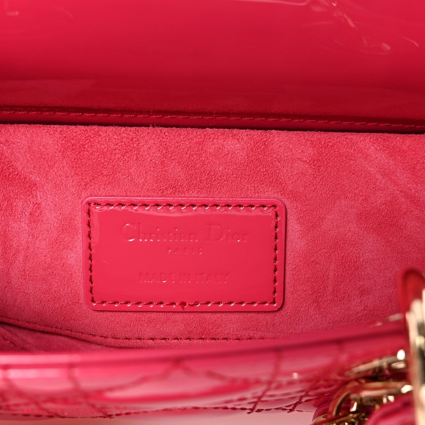 Patent Cannage Small Lady D-Joy Mexican Red
