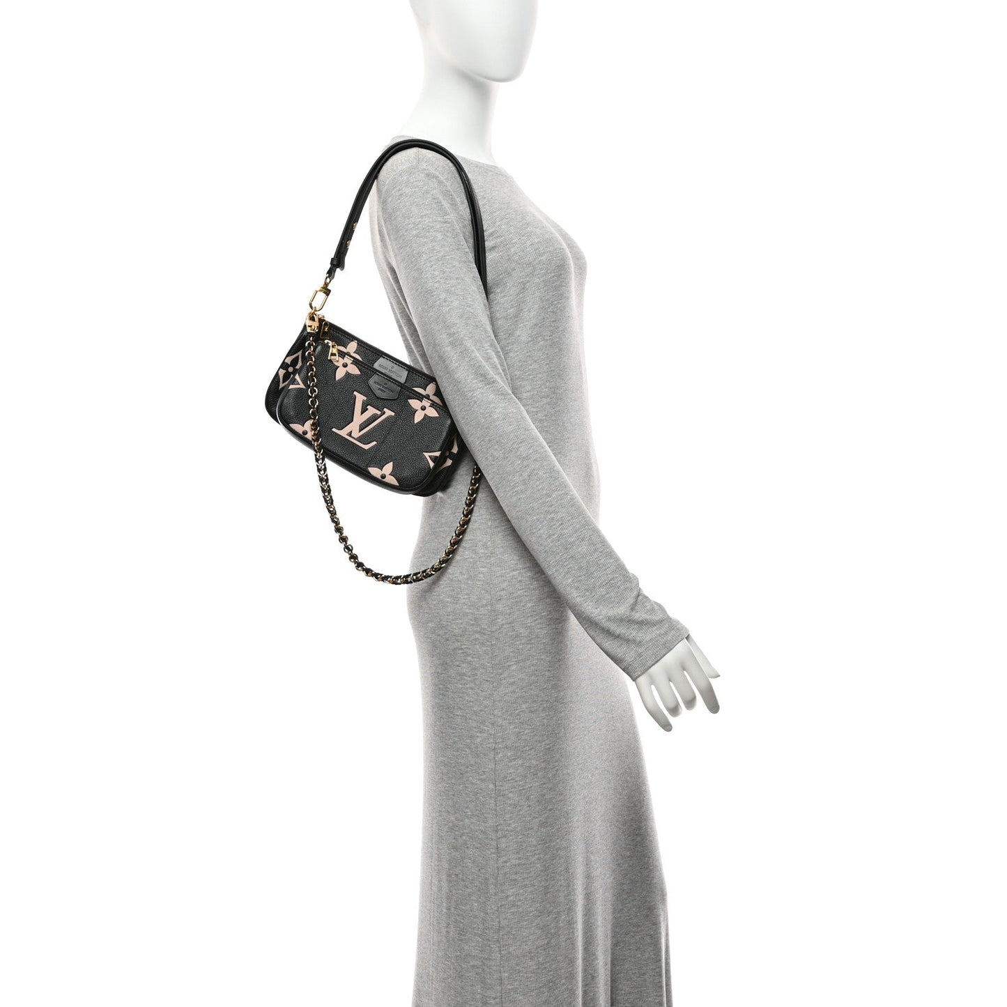 Empreinte Monogram Giant Multi Pochette Accessories Black Beige