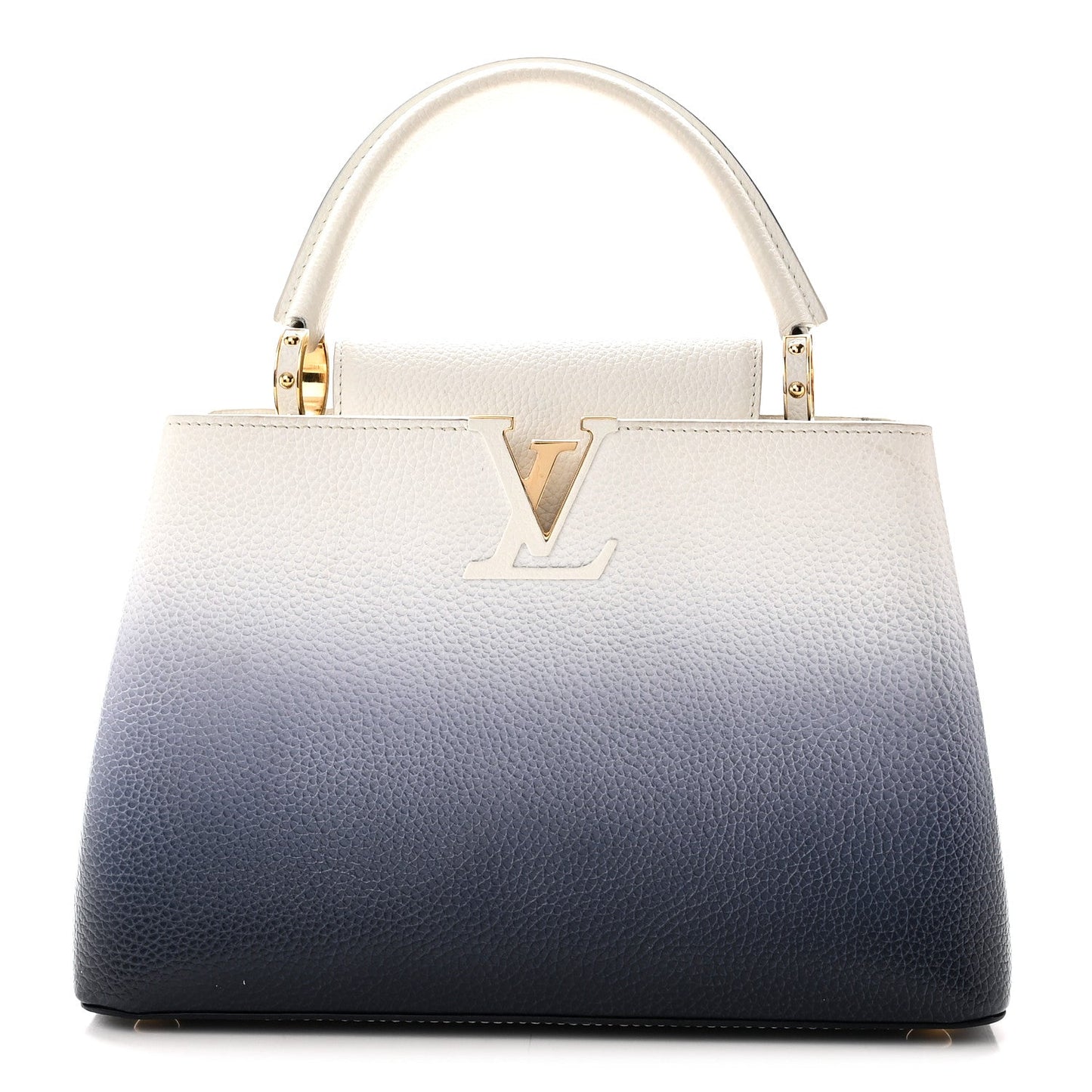 Taurillon Capucines PM Blue Marine