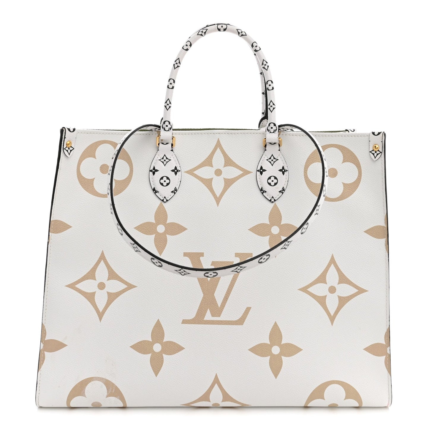 Monogram Giant Onthego GM Kaki Beige