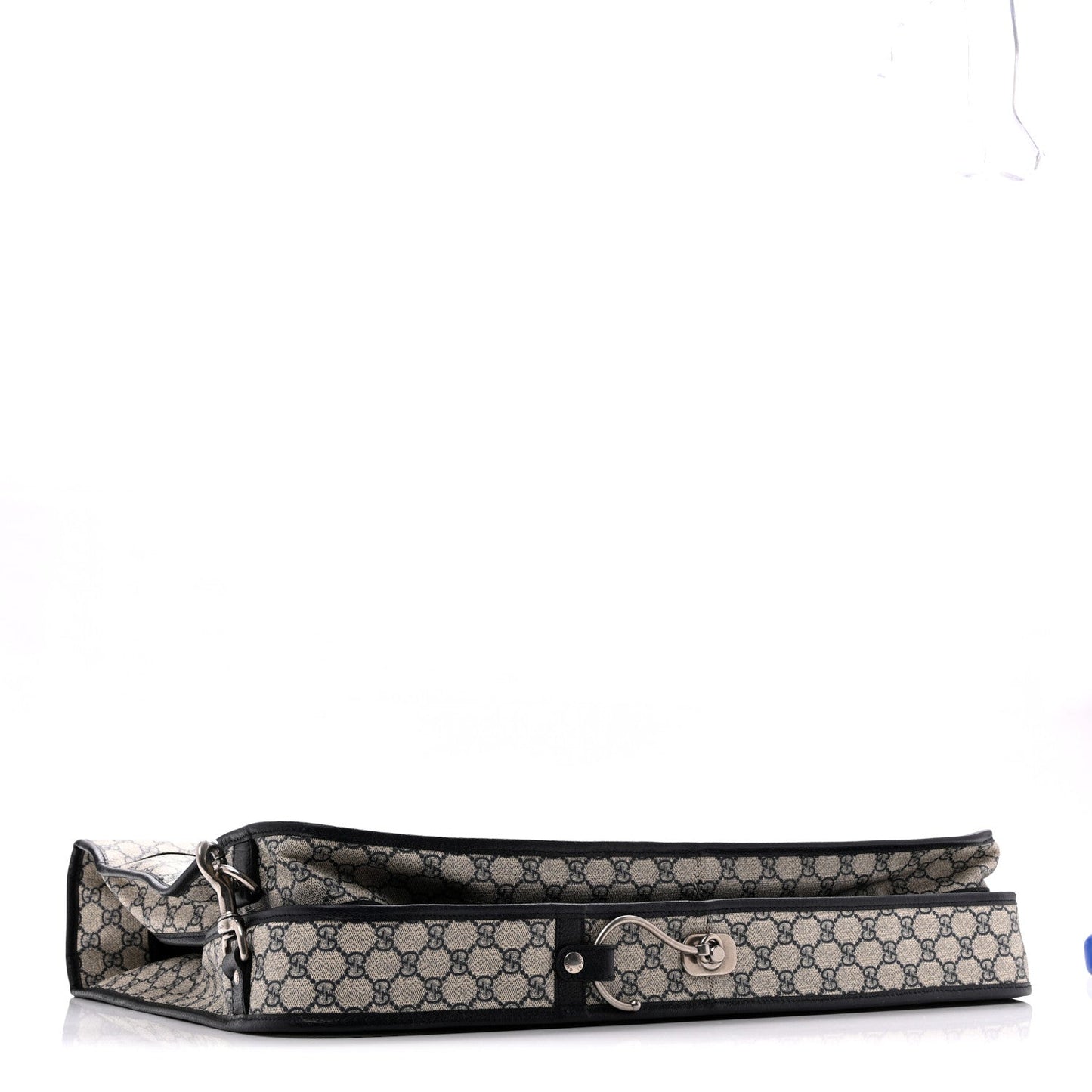 GG Supreme Monogram Web Savoy Garment Bag Beige Blue