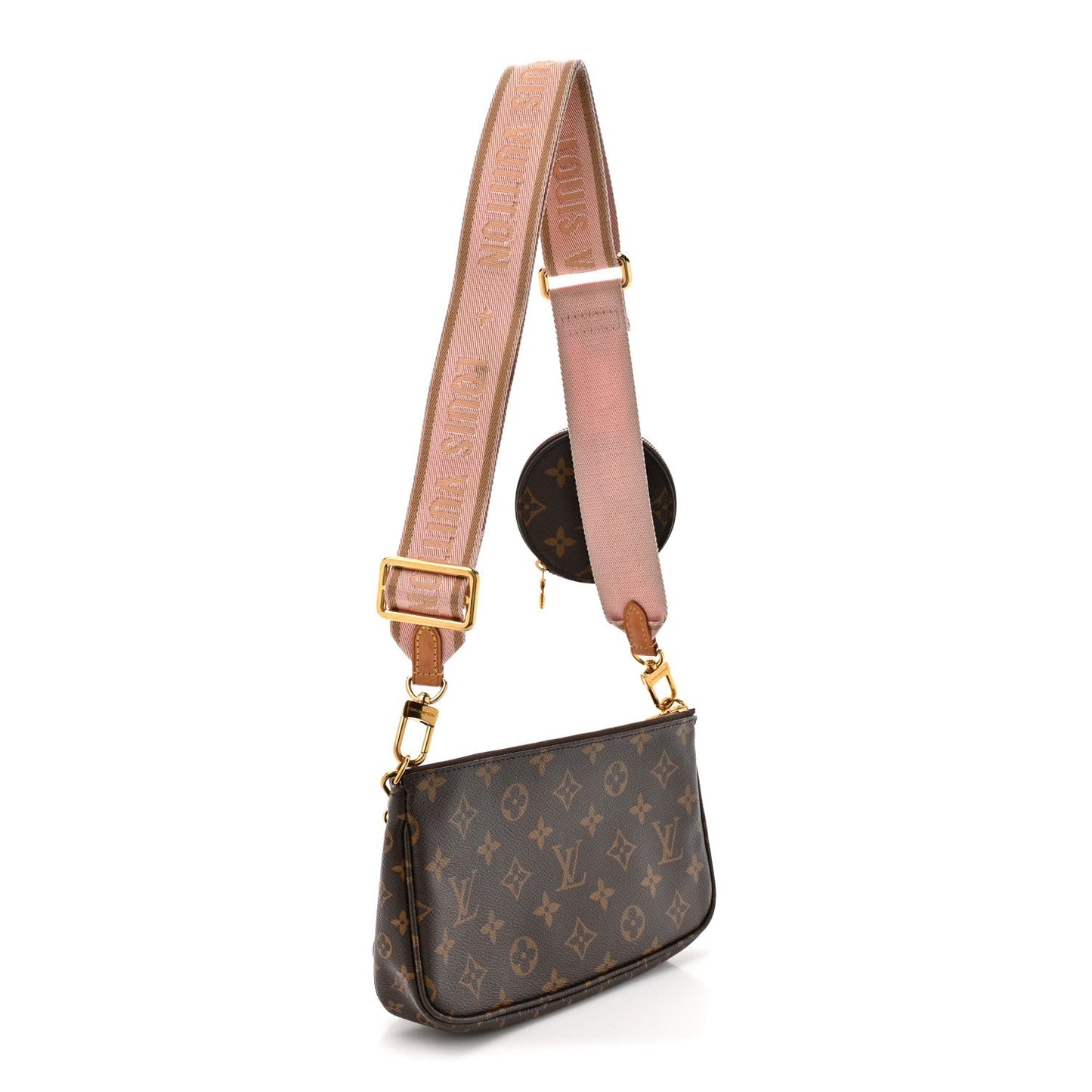 Monogram Multi Pochette Accessories Rose Clair