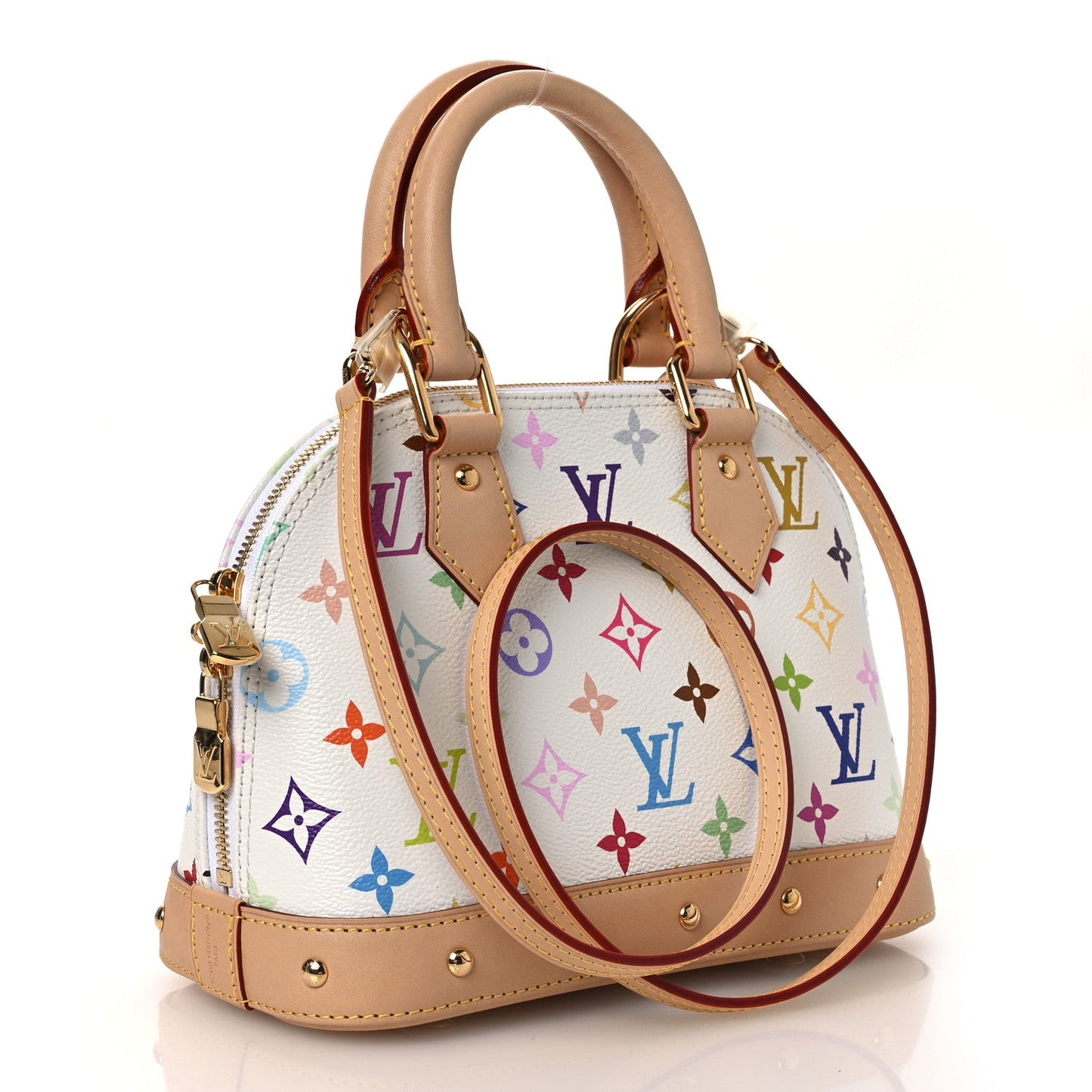 LV x TM Monogram Multicolor Alma BB White