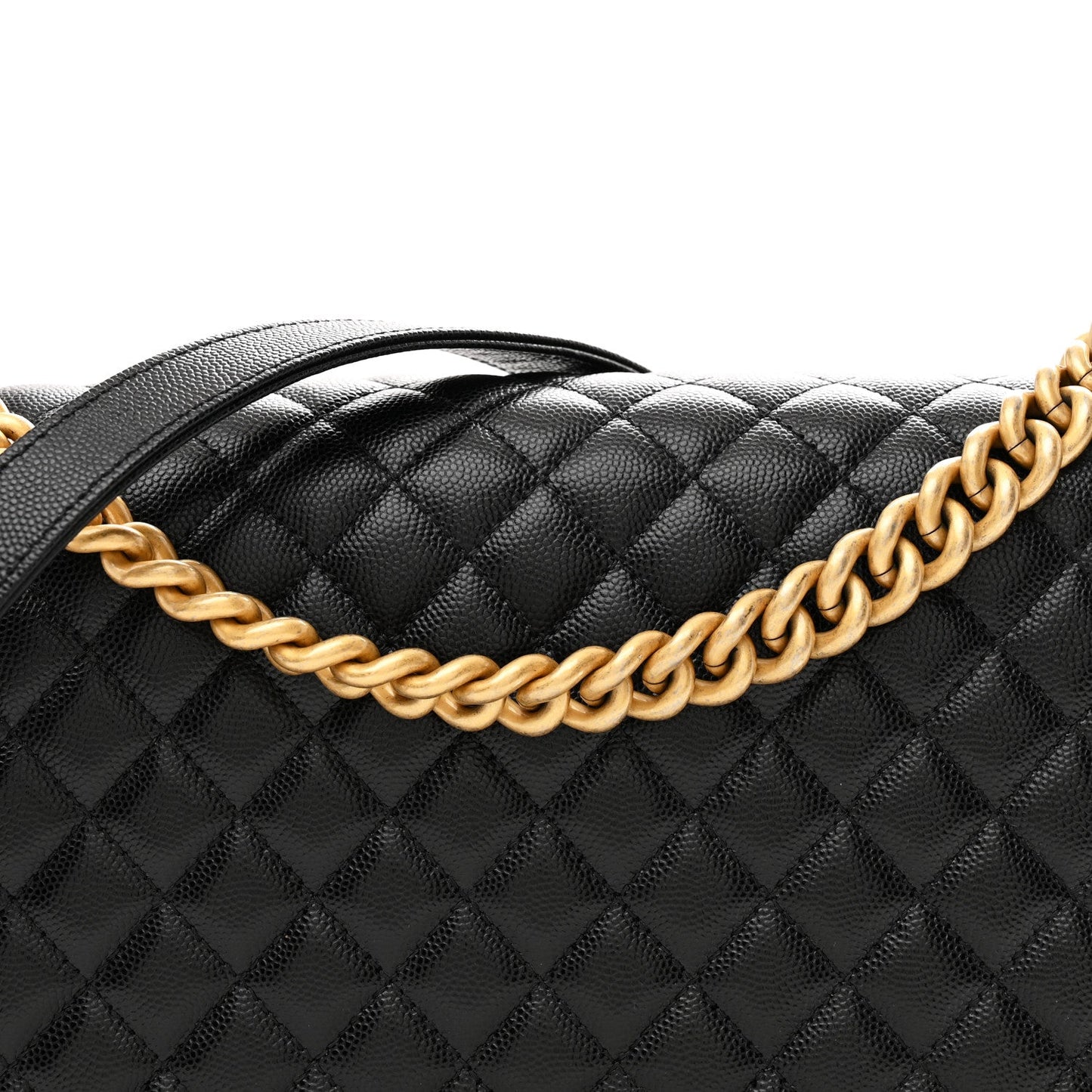Caviar Quilted New Medium Boy Flap Black
