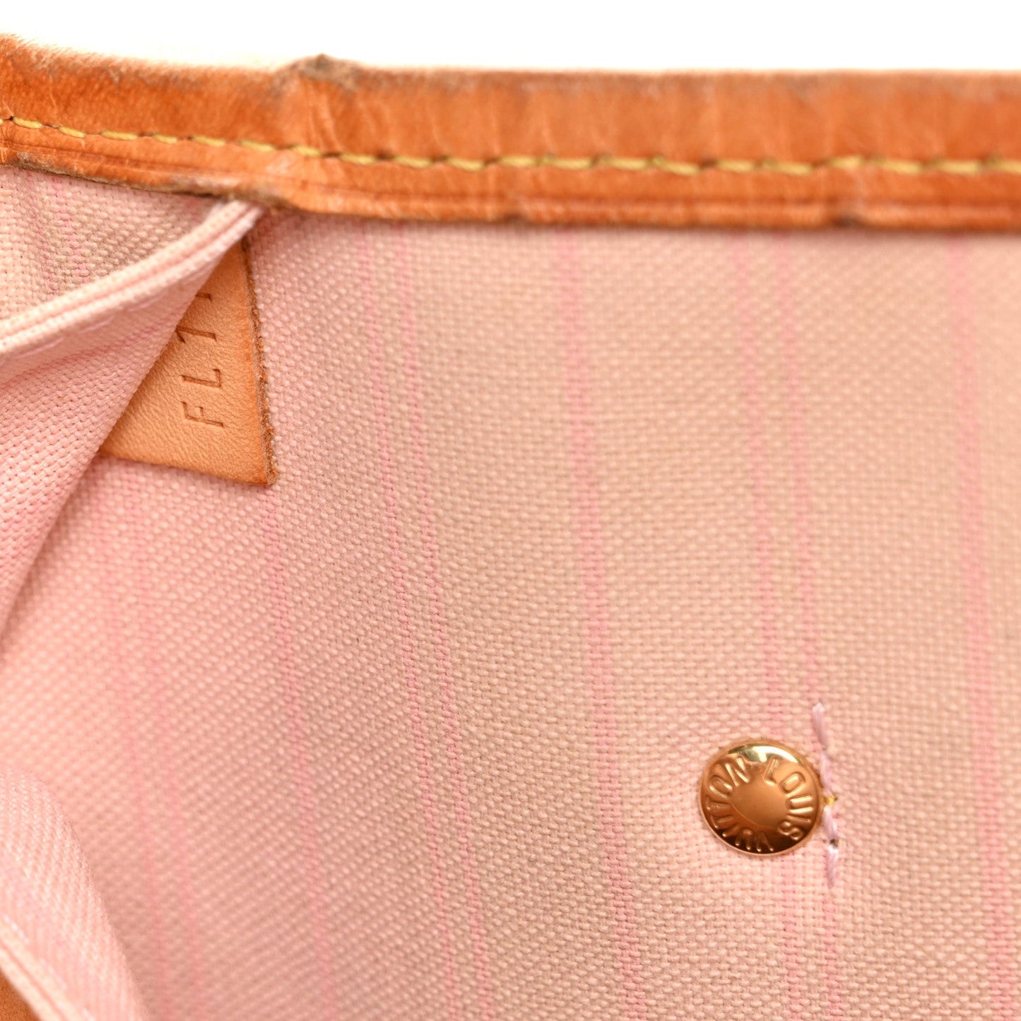 Damier Azur Neo Neverfull MM Rose Ballerine
