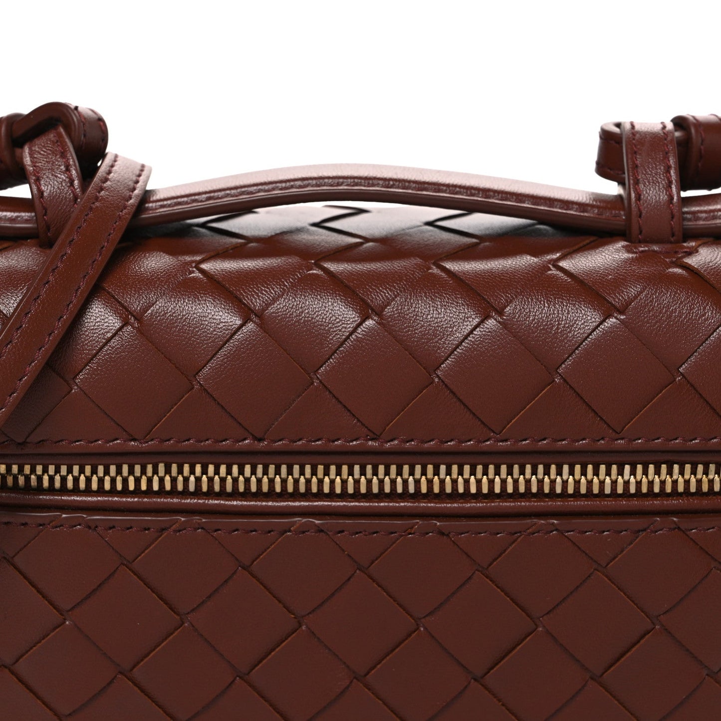 Nappa Intrecciato Bang Bang Vanity Case Sapele