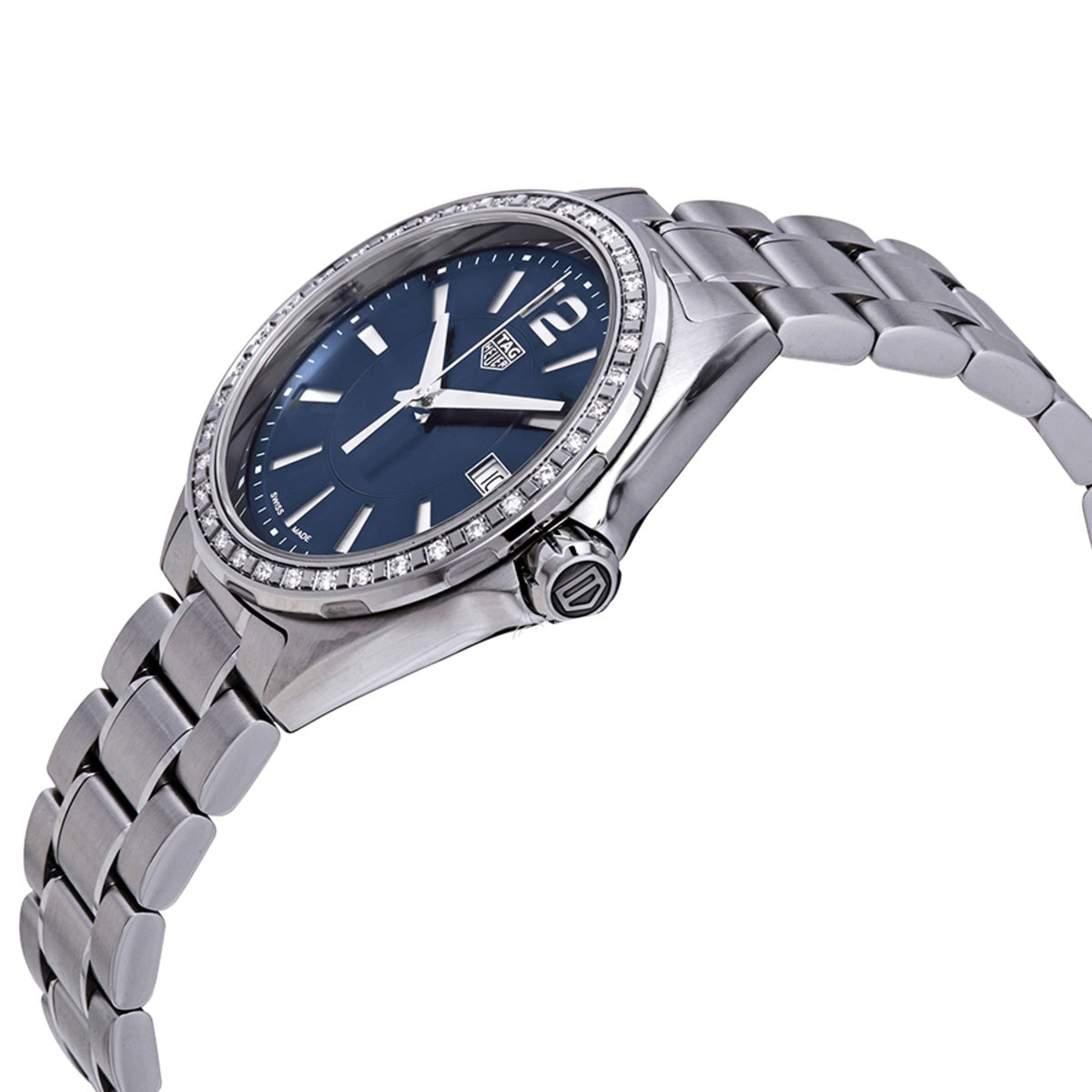 Tag Heuer Formula 1 Quartz Diamonds Blue Dial Silver Steel Strap Watch for Women - WBJ1316.BA0666