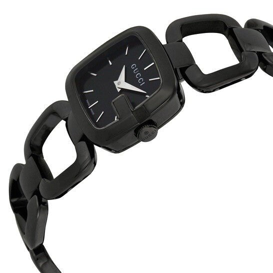 Gucci G Ladies Quartz 125 G Series Black Dial Bracelet Watch For Women - YA125504