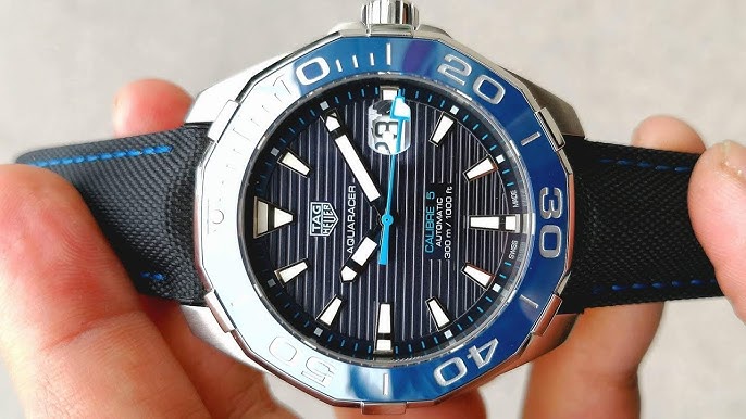 Tag Heuer Aquaracer Blue Dial Watch for Men - WAY211B.FC6363