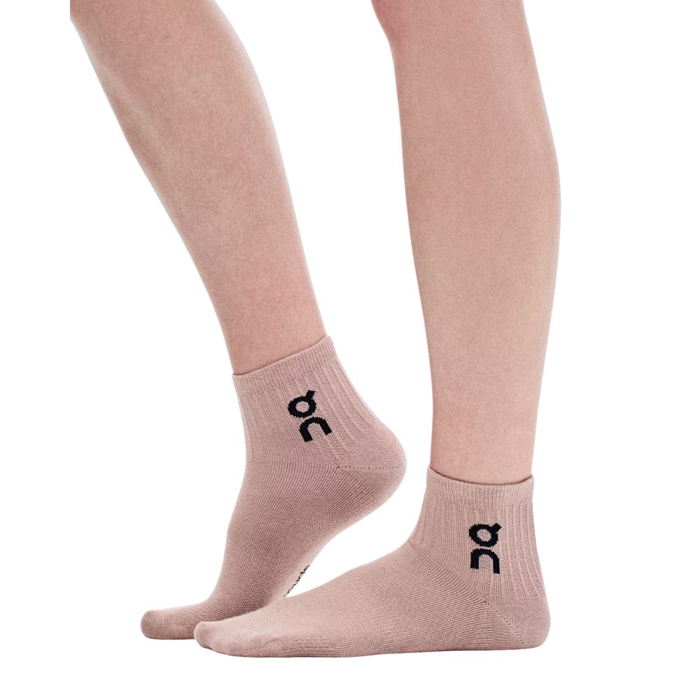 Logo Sock Mid 3 Pack Unisex :Sherbet | Rhodonite
