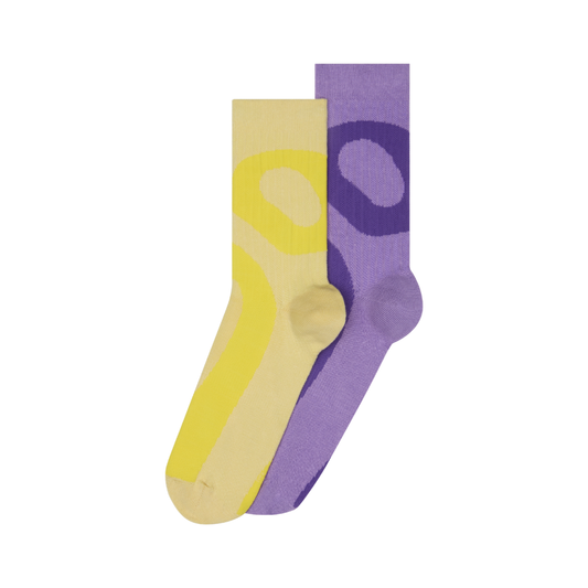 Liquid Logo Sock High 2 Pack Unisex :Aconite | Endive