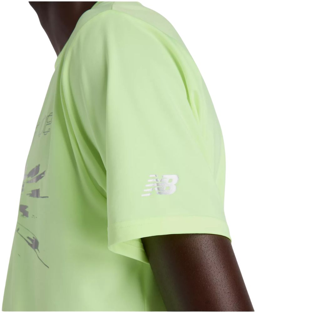 Men’s Reflective Poly T-Shirt :Afterglow